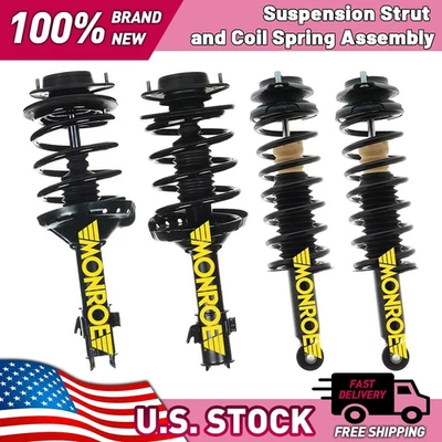 Puntales delanteros traseros con muelles helicoidales para Subaru Impreza 2008 2009 2010 2011 2,5 L Foto 1 de 4