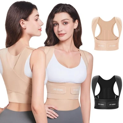 Fit Geno Posture Corrector for Women Invisilite Invisible Lightweight Back Br... - Image 1 of 4