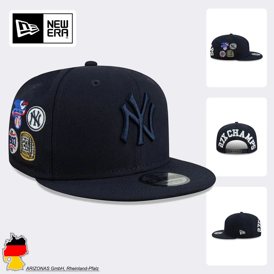 Cappello New Era 9FIFTY Snapback con Ricamo e Toppe - Immagine 1 di 1