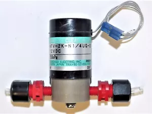 TAKASAGO ELECTRIC CLEAN VALVE MTV-2K-N1/4UG-2 12VDC 350KPA - Bild 1 von 3