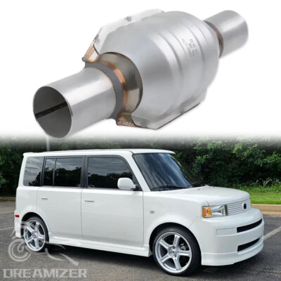 Convertidor catalítico de entrada y salida de 2" con protector térmico EPA para Scion xB 2004-2006 Foto 1 de 4