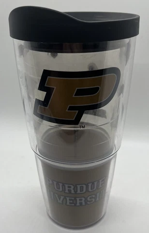 Tervis Tumbler Purdue Boilermakers 24 Oz Travel Tumbler w/ Lid Cup Logo NCAA Cover