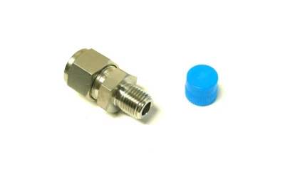 DK LOK Male Connector 1/2" Tube OD x 1/4" Male NPT 316 Stainless - Image 1 of 2