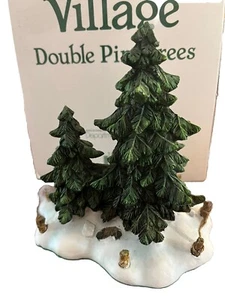 Dept 56 Village 5,5"" Doppelkiefern #52619 mit Box - Top Form - Bild 1 von 5