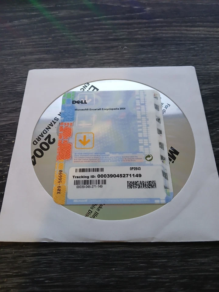 Sealed Microsoft Encarta Encyclopedia 2004 CD Unopened & New Sealed FREE SHIP! - Image 1 of 1