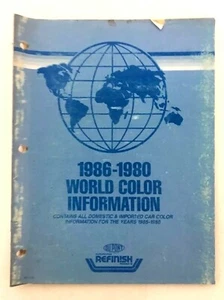 DuPont 1980 - 1986- World Color Information ~ Paint CODES~ All Cars~ Auto Body - Picture 1 of 7