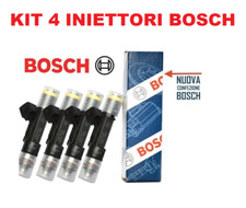 KIT 4 INIETTORI METANO BOSCH FIAT PANDA 1.2 NATURAL POWER 0280158827
