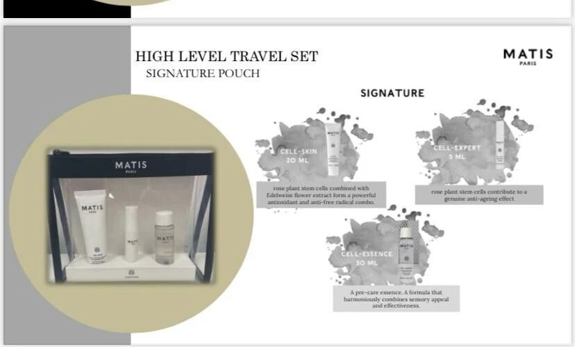 Matis Signature Travel Set ( Cell-Essence 30ml; Cell-Expert 5ml; Cell-Skin 20ml) - Image 1 of 1
