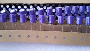 12 X Oscon Sanyo capacitors OS-CON 68uF 16V 105C Low ESR Long life Japan made - Picture 1 of 6