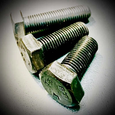 FIXABALL - METRIC FINE, HEX-SET M12 x 1.5P Fine Pitch Hex Set Screw Bolt High Tensile 8.8 Self Colour