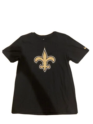 Nike New Orleans Saints Men's Medium The Nike Tee Authentic Cut Gold Logo - Image 1 of 2