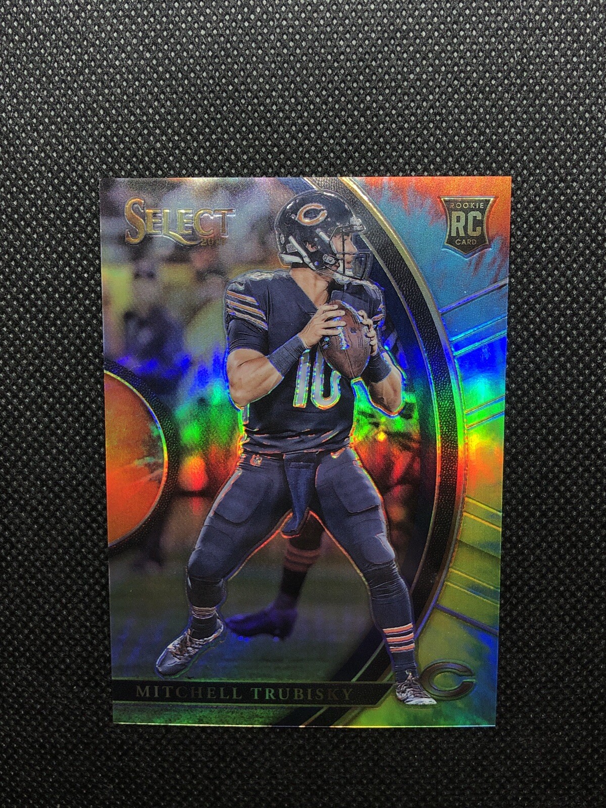 2017 select Mitchell Trubisky rookie Concourse Tie Dye Jersey # 10/25 Steelers