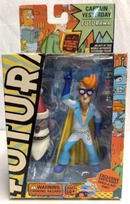 Figura de acción Futurama Caption Yesterday con Santa build-a-bot parte TOYNAMI NUEVO EN CAJA Foto 1 de 4
