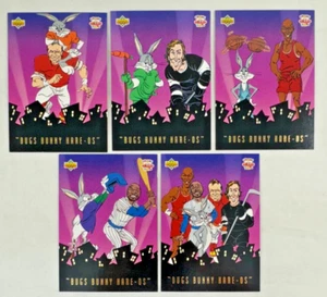 ADVENTURES IN TOON WORLD (1993) Complete BUGS BUNNY HARE-OS Chase Card Set (5) - Picture 1 of 3