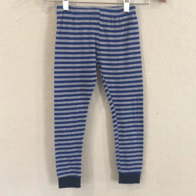 Member's Mark Boy Sz 6 Pajama Pants Bottoms Striped Blue & Gray 100% Cotton Cozy - Image 1 of 4
