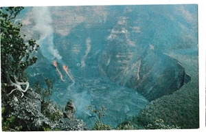 Volcanic Eruption MAKAOPUHI CRATER Hawaii Volcanoes National Park HI Postcard - Picture 1 of 2