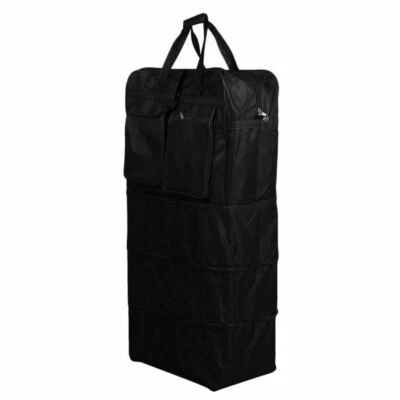 Extra Large 44-Inch Wheeled Travel Duffle Bag – Foldable Holdall with Zipped Car - Image 1 of 4