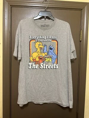 Camisetas calle sésamo para hombre XL Foto 1 de 4