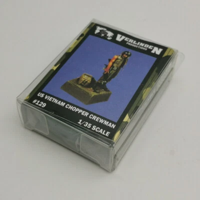 1/35 US Vietnam Chopper Crewman with Base VERLINDEN #129 Resin Figure Kits - Image 1 of 2