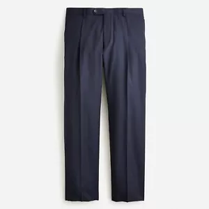 NWT J.Crew Mens Size 35 35x32 Kenmare Pleated Loro Piana Italian Wool Suit Pant - Picture 1 of 8