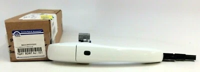 Jeep Grand Cherokee Dodge Durango pasajero delantero exterior blanco manija de puerta OEM Foto 1 de 4