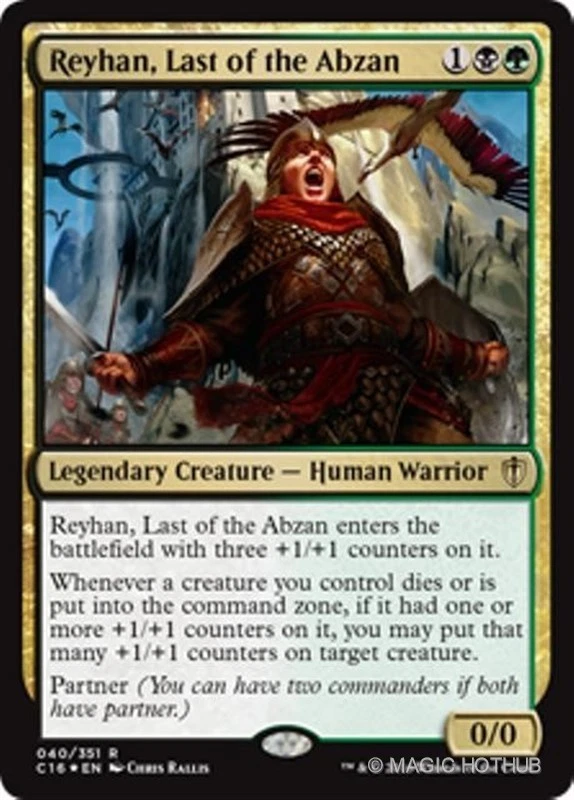 MTG - REYHAN, LAST OF THE ABZAN (Foil) - Commander 2016 (R) - Image 1 of 1