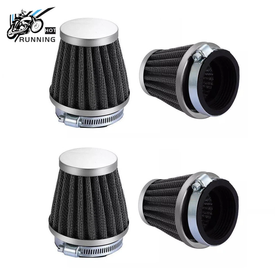 Limpiador de cápsulas de filtro de admisión de aire 4 piezas 54 mm lavable Suzuki GS700 750 850G 1100S Foto 1 de 4