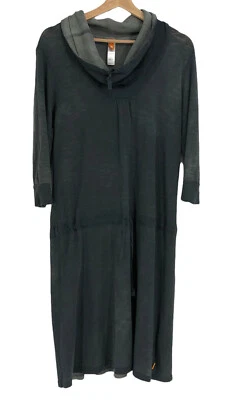 Vestido deportivo activo gris LUCY para mujer cuello capucha cordón mediano M ligero Foto 1 de 4