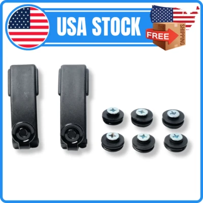 2X CONJUNTO DE BISAGRA DE BLOQUEO DE VENTANA DE CUARTO para DAIHATSU ROCKY FEROZA FOURTRAK SPORTRAK Foto 1 de 4