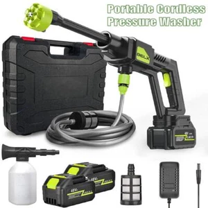 Cordless Electric High Pressure Water Spray Gun Portable Car Washer Cleaner Tool - Picture 1 of 13