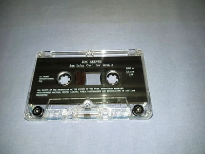 JIM REEVES SELF TITLED CASSETTE TAPE ALBUM (NO INLAY #139) - Image 1 of 2