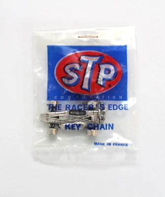 1970'S STP RARE THE RACERS EDGE RACE CAR KEY CHAIN ORIGINAL VINTAGE SEALED RARE - Image 1 of 4