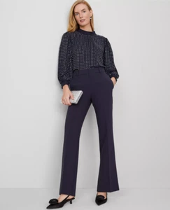 NEW ANN TAYLOR $139 NIGHT SKY JAYNE TROUSER PANTS SZ 10 - Picture 1 of 3