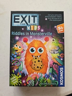 EXIT: the Game for Kids Riddles in Monsterville New Kosmos Multiple Play Age 5+ - Image 1 of 2