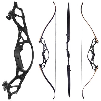 62'' Archery Recurve Bow Takedown 30-60lbs Aluminum Alloy Riser Shooting Target - Image 1 of 4