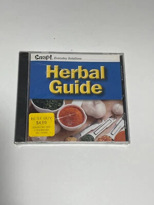 Snap! Herbal Guide CD-ROM PC  Medicines Natural Healing Ailments NEW SEALED - Image 1 of 2