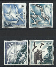 Monaco PA N°55/58* (MH) 1955 - Faune "Oiseaux de mer"
