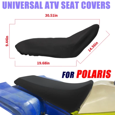 For Polaris Sportsman 400 450 500 600 700 800 ATV Seat Cover Adjustable 2005-13 - Image 1 of 4