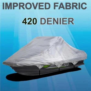 420D UV Reflective Jet Ski JetSki Cover Kawasaki Ultra 250X 2007 2008 Towable - Bild 1 von 1