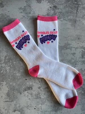 Worlds Best Mummy Socks Mothers Day Gift For Mum Novelty Present One Size