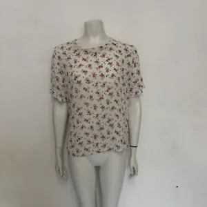 Vintage 90s Hamells Blouse Top Floral Ditsy Print Size Small - Picture 1 of 7