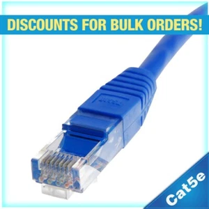 Cable de conexión Ethernet Skyline™ 8 conductores 24 AWG RJ-45 Cat5e (3 pies, azul) - Imagen 1 de 7