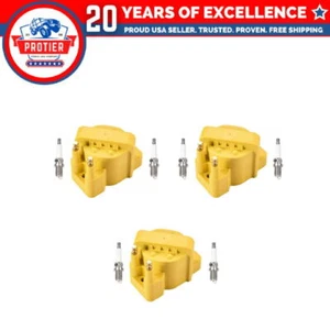 Set of 3 Ignition coil + Spark Plug Compatible with Buick Cadillac Chevrolet - Picture 1 of 1