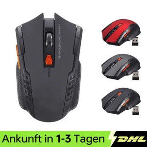 Mysz bezprzewodowa Biuro Bezprzewodowa Mysz bezprzewodowa do PC Laptop Czarna Szara Czerwona Niebieska USB - Zdjęcie 1 z 10
