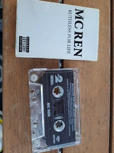 Eazy-E MC Ren Album Snippets Sampler Promo Cassette - Ruthless Records - Picture 1 of 3