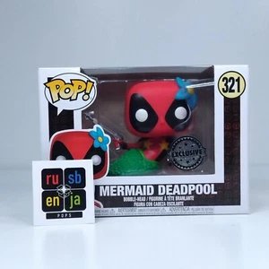 Funko Pop! Marvel Mermaid Deadpool exclusivo #321 - Imagen 1 de 7