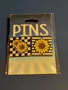 New! Set Of 2 Sunflower Pins! - Picture 1 of 4