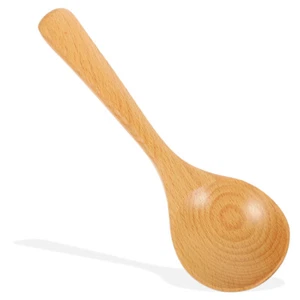 Kochen Mischen Wiederverwendbar Suppenlöffel Haushalt Holz Schöpfkelle Abendessen - Bild 1 von 12