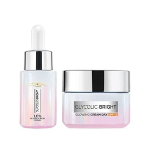 L’Oréal Paris Glycolic Bright Day Cream With Spf 17 & Brightening Serum - Picture 1 of 5