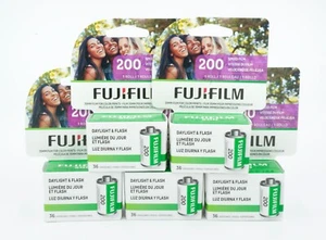 Fujifilm Fuji Color 200 ISO 35mm Format Negative Film - 5 Rolls of 36 Exposures - Picture 1 of 1